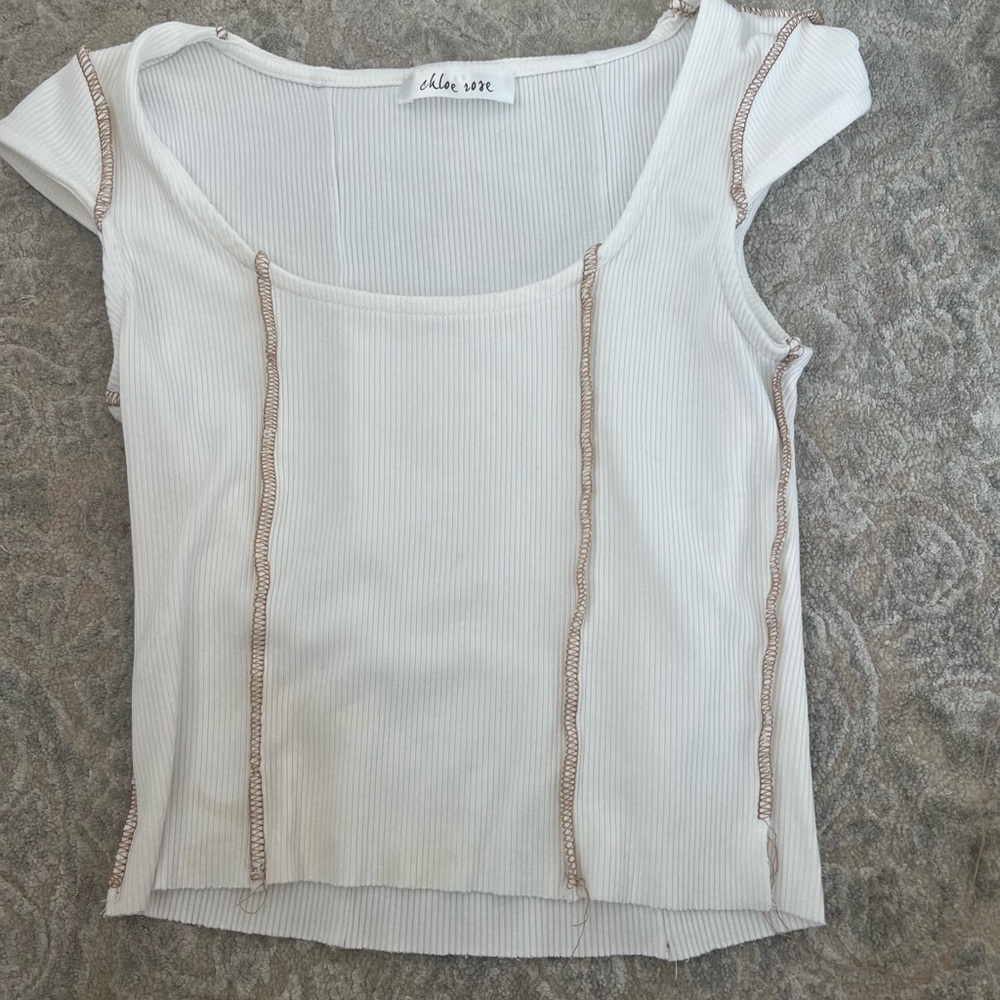 White going out top